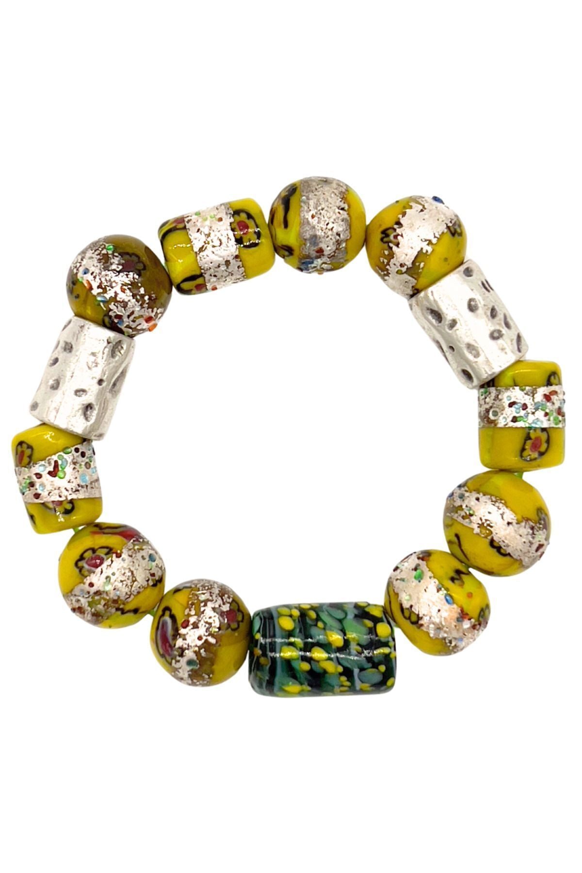 ChichyJaune Bracelet Gana Cam Boncuklu Bileklik
