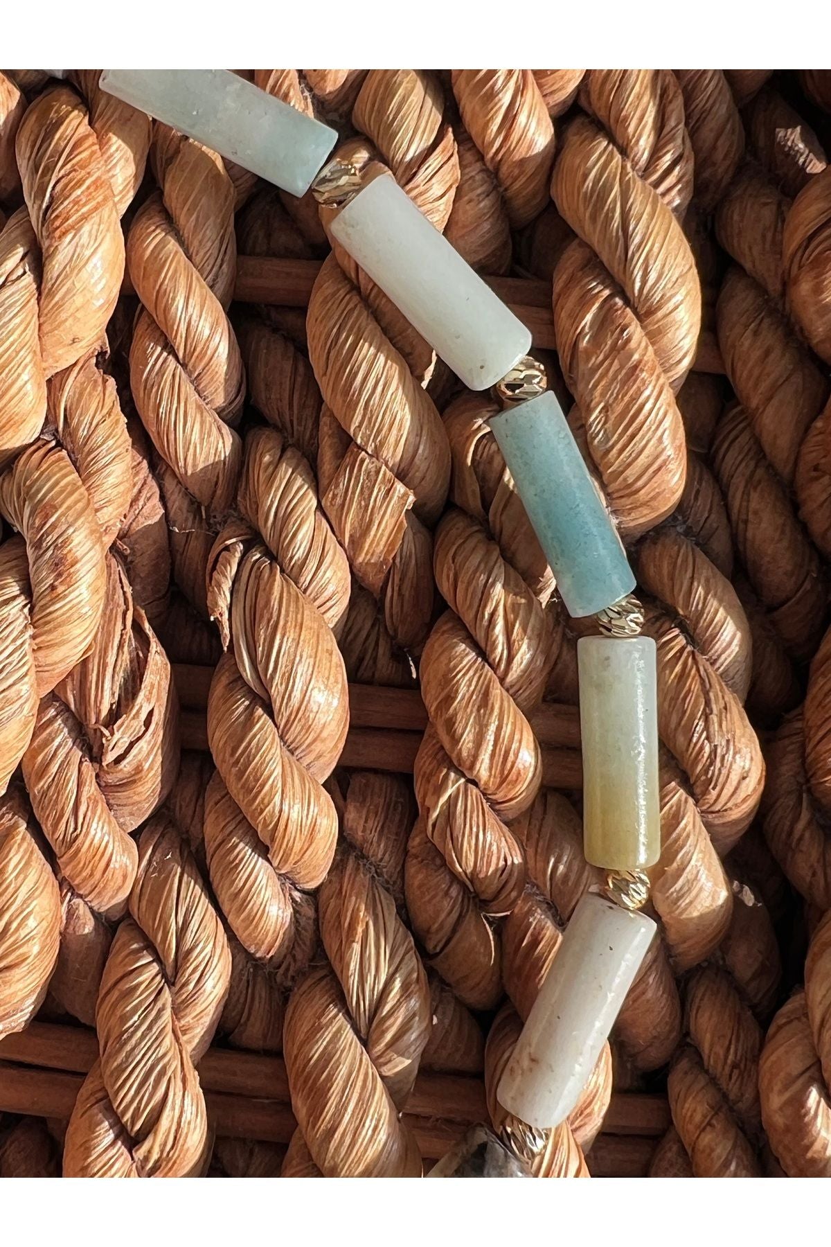 Torcy Necklace Doğal Amazonit Taşlı Kolye
