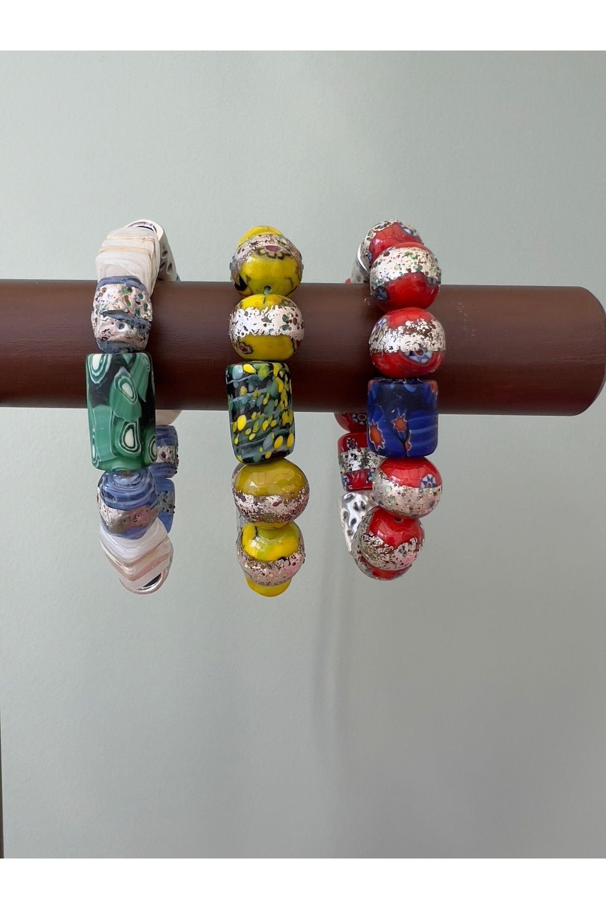 ChichyJaune Bracelet Gana Cam Boncuklu Bileklik