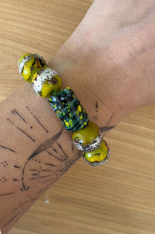ChichyJaune Bracelet Gana Cam Boncuklu Bileklik