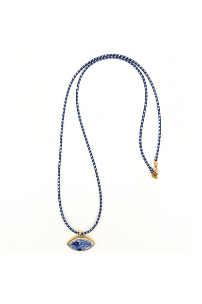 CherMarine Necklace Seramik Üzeri El Boyaması Kolye