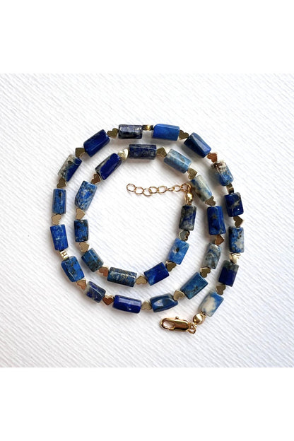 Volupté Lapis Lazuli Doğal Taşlı Kolye