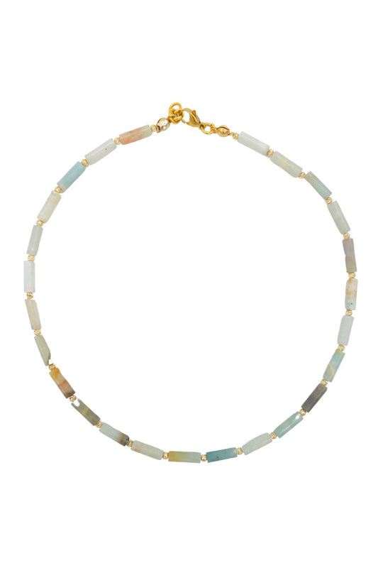 Torcy Necklace Doğal Amazonit Taşlı Kolye
