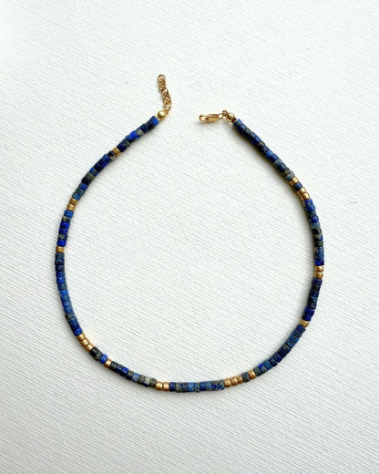 Soul Lapis Lazuli ve Ahşap Boncuklu Kolye