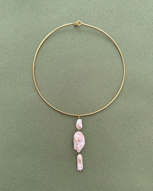 Moon Barok İncili Kolye