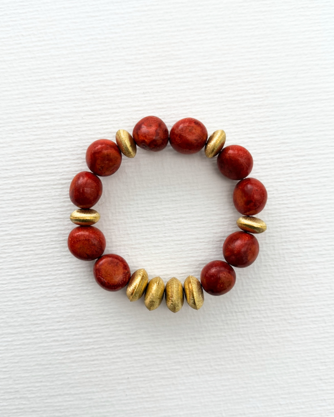 Scarlet Mercan Taşlı Bileklik