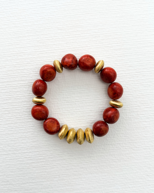 Scarlet Mercan Taşlı Bileklik