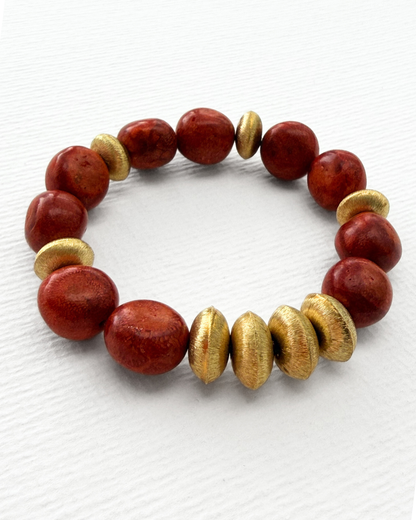 Scarlet Mercan Taşlı Bileklik